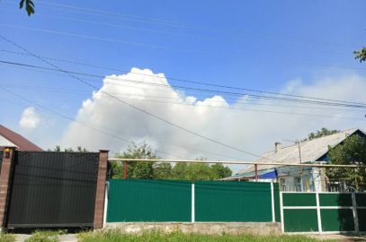 В окупованому Криму вибухи на складі боєприпасів у Червоногвардійському районі