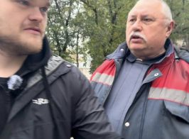 У Києві напали на автора петиції про створення рекреційного простіру на Подолі (ВІДЕО)